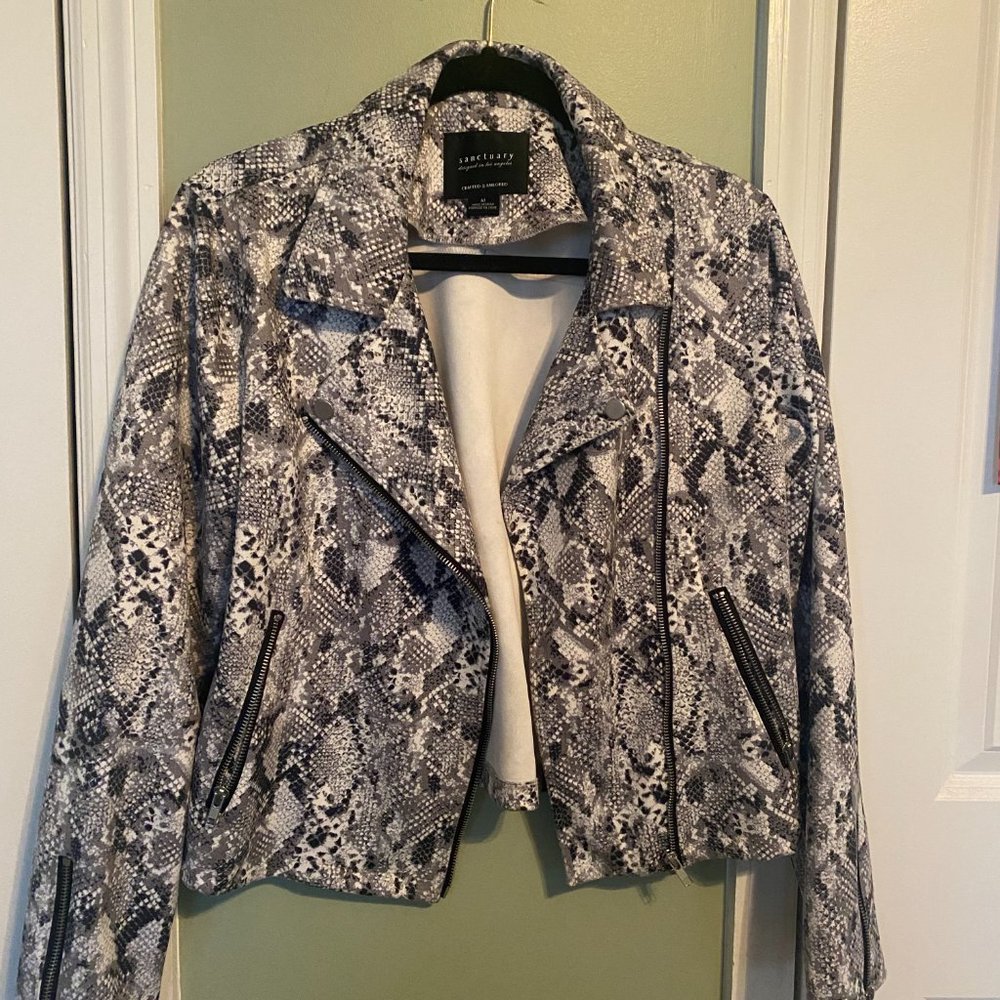 B&W snakeskin jacket